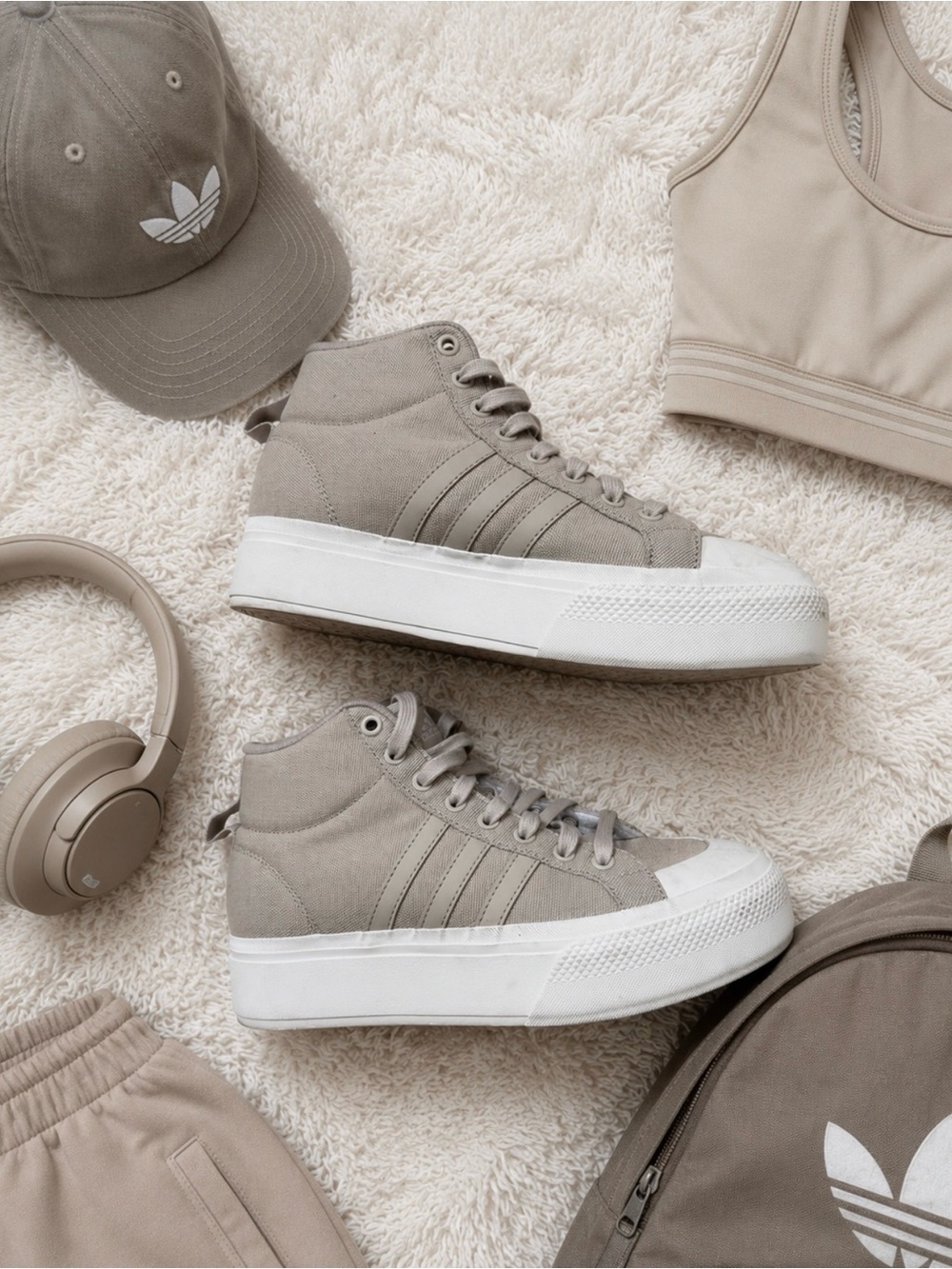 Adidas Bravada 2.0 Mid Platform Sneakers